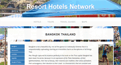 Desktop Screenshot of bangkok.resort-hotels.net