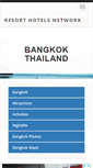 Mobile Screenshot of bangkok.resort-hotels.net